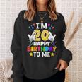 私は20歳です。お誕生日おめでとう、面白い20歳の誕生日 スウェットシャツ 彼女への贈り物