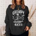 私はいつも不機嫌じゃない 時々ベースベーシストを弾く 長袖tシャツ スウェットシャツ 彼女への贈り物