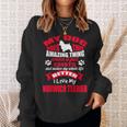私は私のノリッジ テリア犬の面白い子犬の恋人を愛してください。 スウェットシャツ 彼女への贈り物