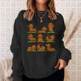 面白いtシャツ ダックスフンド ヨガ イヌ メンズ 犬好き グッズ かわいい おもしろ 面白い 服 ネタ 長袖tシャツ スウェットシャツ 彼女への贈り物