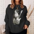 面白いtシャツ ペンギン ギター メンズ グッズ かわいい おもしろ 面白い 服 ネタ スウェットシャツ 彼女への贈り物