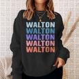 面白いギフト名 Walton 名前入り スウェットシャツ 彼女への贈り物