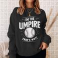 面白い野球審判シャツ メンズ I Am The Umpire スウェットシャツ 彼女への贈り物