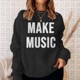 音楽を作る スウェットシャツ 彼女への贈り物