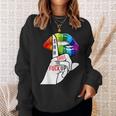 黙ってろよ Lgbtq スウェットシャツ 彼女への贈り物