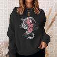 龍 日本の桜文化 長袖tシャツ スウェットシャツ 彼女への贈り物