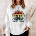 79歳ギフトtシャツ 1945年のベスト・オブ・レジェンド 1945年に誕生 スウェットシャツ 彼女への贈り物