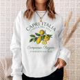 Capri Italia レモン 旅行 カンパニア ティレニア海 イタリア スウェットシャツ 彼女への贈り物