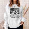 Chattanooga テネシーベア アメリカ国旗 南部 スウェットシャツ 彼女への贈り物