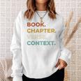 Christian Bible Study Book Chapter Verse Context Scripture Premium Tri-Blend Sweatshirt Gifts for Her
