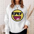Cool Epic Face サングラス グラフィック シェード ファニー ミーム スウェットシャツ 彼女への贈り物