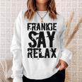 Frankieay Relax 太字フォントシャツ スウェットシャツ 彼女への贈り物