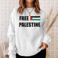 Free Gaza Free Palestine Flag ビンテージtシャツ スウェットシャツ 彼女への贈り物