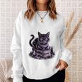 I'm An Indoor Cat Cute Witch Kitten With Books And Candles Sweatshirt Gifts for Her
