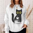 Life Essentials Witty Grungy Noisy Book Tea And Cat Sweatshirt Gifts for Her Life Essentials Witty Grungy Noisy Book Tea And Cat Sweatshirt Gifts for Her
