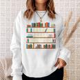 I Have No Shelf Control Book Lover Bookshelf Sweatshirt Gifts for Her