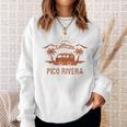 Pico Rivera Ca カリフォルニア レトロ ビンテージ サーフィン ビーチ 長袖tシャツ スウェットシャツ 彼女への贈り物