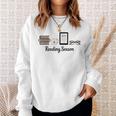 Reading Season Book Lover Librarian Cozy Bookworm Sweatshirt Gifts for Her Reading Season Book Lover Librarian Cozy Bookworm Sweatshirt Gifts for Her