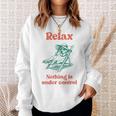 Relax Labrador Dog Owner Graphic スウェットシャツ 彼女への贈り物
