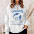 Svalbardpitzbergen ホッキョクグマ ロングイヤービーン ノルウェー ホッキョクグマ スウェットシャツ 彼女への贈り物