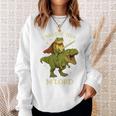 Twas The Tism M'lord Frog ライディング 恐竜 ファンタジー 中世 スウェットシャツ 彼女への贈り物