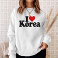 アイラブハートコリア韓国カルチャー スウェットシャツ 彼女への贈り物