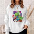 ザ・スーパーマリオギャラクシー・ムービー Toad And Yoshi Galaxy Fun スウェットシャツ 彼女への贈り物