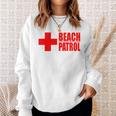 ビーチパトロール ライフガード サーフ レスキュー 長袖tシャツ スウェットシャツ 彼女への贈り物