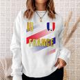 フランス国旗 フランスのプライド愛好家 スウェットシャツ 彼女への贈り物