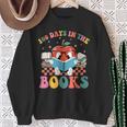 100 Days In The Books Reading Lover 100th Day Of School Sweatshirt Gifts for Old Women