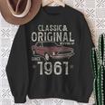 1961年生まれ クラシックカー 65歳の誕生日 スウェットシャツ 年配の女性への贈り物