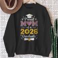 2026年卒業生シニアヒマワリヒョウの心臓の誇り高き母 スウェットシャツ 年配の女性への贈り物