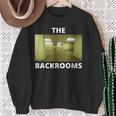 The Backrooms Creepypasta Memeへようこそ スウェットシャツ 年配の女性への贈り物