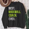 Best Baseball Coach Ever スウェットシャツ 年配の女性への贈り物