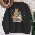 Cat Reading Book Lover Coffee Books Teacher Librarian Cat Sweatshirt Gifts for Old Women Cat Reading Book Lover Coffee Books Teacher Librarian Cat Sweatshirt Gifts for Old Women