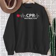 Cprインストラクター 応急処置 Emt Ems 救急救命士 Cprインストラクター スウェットシャツ 年配の女性への贈り物