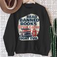 Cute Bookworm Tees Read Banned Books Drink Coffee Small -Adults Sweatshirt Gifts for Old Women
