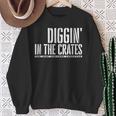 Diggin In In The Cates レコードボックス スウェットシャツ 年配の女性への贈り物