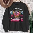 I Do It For Dorut ウエイトリフティング ジム ワークアウト フィットネス エクササイズ スウェットシャツ 年配の女性への贈り物