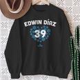 Edwin Diaz Heart New York Baseball Fansalentines スウェットシャツ 年配の女性への贈り物