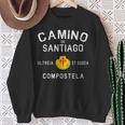 El Camino Deantiago Buen Caminot James Way ハイキングギフト スウェットシャツ 年配の女性への贈り物