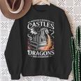 Fantasy Books Lover Bookish Fun Tee Book Club Dragon Reader Sweatshirt Gifts for Old Women