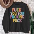 Fuck You Fucking Fuck スウェットシャツ 年配の女性への贈り物