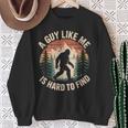 Bigfoot Hard To Find Retro Sasquatch Sweatshirt Gifts for Old Women