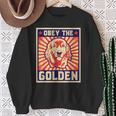 Obey The Golden ゴールデンレトリーバーオーナー向け スウェットシャツ 年配の女性への贈り物