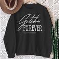 Gotcha Forever 養子縁組の日ギフト 長袖tシャツ スウェットシャツ 年配の女性への贈り物