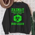 Green Biohazard 危険物 コスチューム キッズ メンズ スウェットシャツ 年配の女性への贈り物