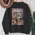 Halloween Horror Vintage Monster Comic Book Retro Sweatshirt Gifts for Old Women