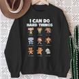 I Can Do Hard Things Children's Book Characters Sweatshirt Gifts for Old Women I Can Do Hard Things Children's Book Characters Sweatshirt Gifts for Old Women