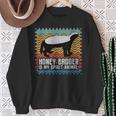 Honey Badger Is Mypirit Animal スウェットシャツ 年配の女性への贈り物
